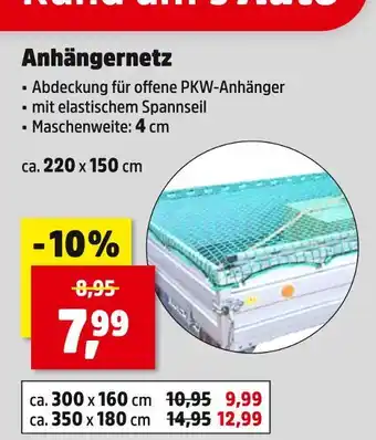 Thomas Philipps Anhängernetz ca. 220 x 150 cm Angebot