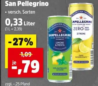 Thomas Philipps San pellegrino limone & menta Angebot