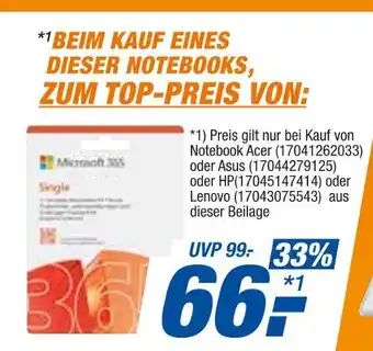 Expert Microsoft 1 beim kauf eines dieser notebooks, zum top-preis von Angebot