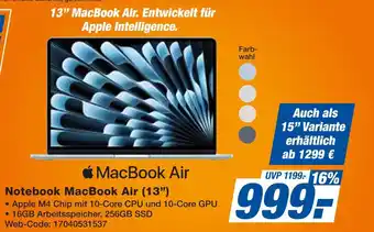 Expert Apple macbook air Angebot