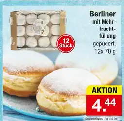 Zimmermann Berliner mit mehrfruchtfüllung Angebot