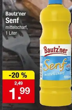 Zimmermann Bautz'ner senf mittelscharf Angebot
