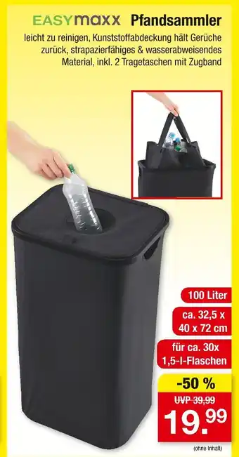 Zimmermann Easymaxx pfandsammler Angebot