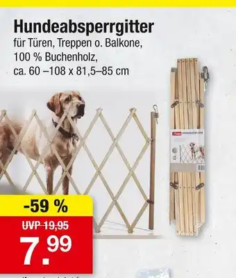 Zimmermann Hundeabsperrgitter Angebot