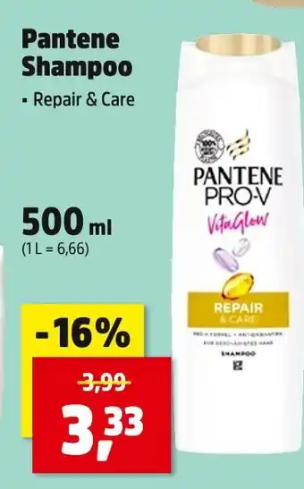 Thomas Philipps Pantene shampoo repair & care Angebot