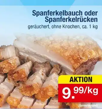 Zimmermann Spanferkelbauch Angebot