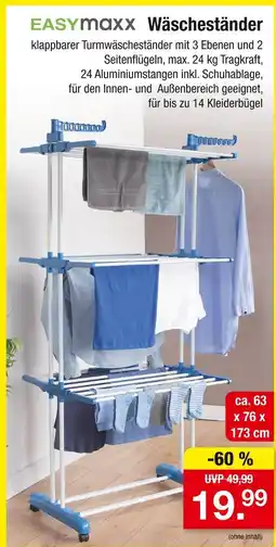Zimmermann Easymaxx wäscheständer Angebot