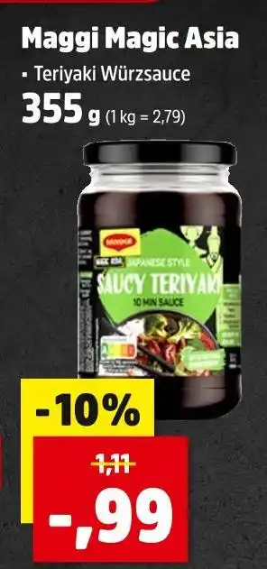 Thomas Philipps Maggi magic asia teriyaki würzsauce Angebot