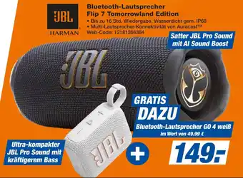 Expert Jbl bluetooth-lautsprecher flip 7 tomorrowland edition Angebot