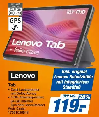 Expert Lenovo tab Angebot