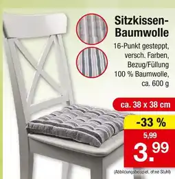 Zimmermann Sitzkissen-baumwolle Angebot