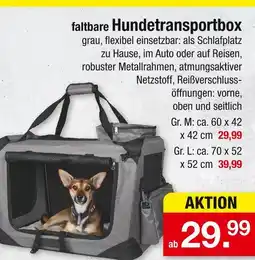 Zimmermann Faltbare hundetransportbox gr. m Angebot
