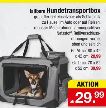Zimmermann Faltbare hundetransportbox gr. m Angebot