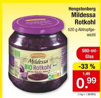 Zimmermann Hengstenberg mildessa rotkohl Angebot