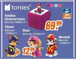 Expert Tonies toniebox starterset beere oder chase oder skye oder marshall Angebot