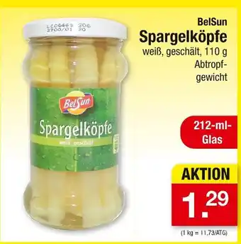 Zimmermann Belsun spargelköpfe Angebot