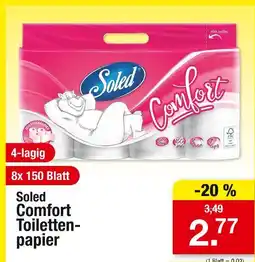 Zimmermann Soled comfort toilettenpapier Angebot