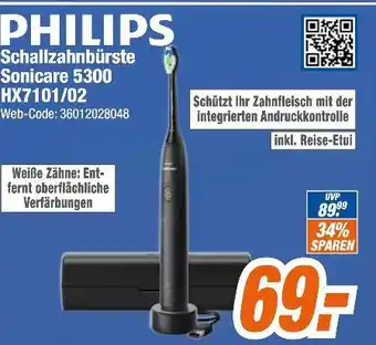Expert Philips schallzahnbürste sonicare 5300 hx7101/02 Angebot