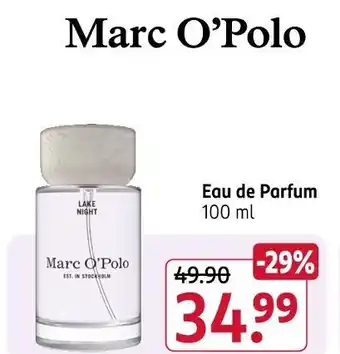 Rossmann Marc o’polo lake night eau de parfum Angebot