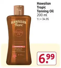 Rossmann Hawaiian tropic tanning oil Angebot