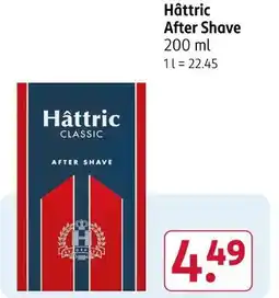 Rossmann Hâttric after shave Angebot