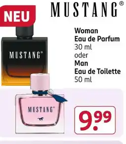 Rossmann Mustang woman eau de parfum Angebot
