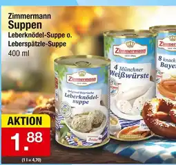 Zimmermann Zimmermann leberknödel-suppe Angebot