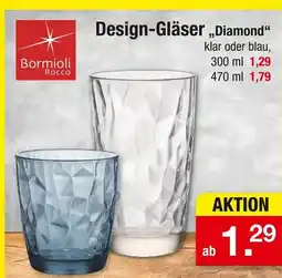 Zimmermann Bormioli rocco design-gläser 'diamond' 300 ml Angebot