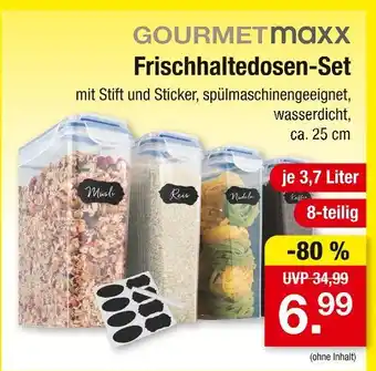 Zimmermann Gourmetmaxx frischhaltedosen-set Angebot