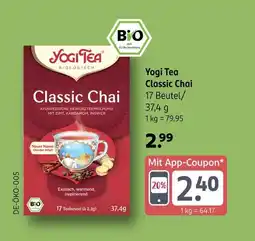 Rossmann Yogi tea classic chai Angebot