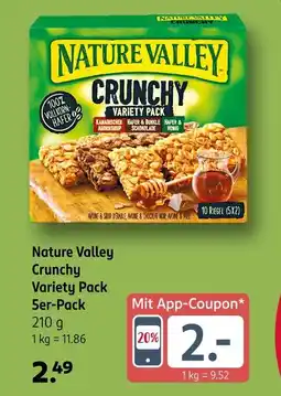 Rossmann Nature valley crunchy variety pack Angebot