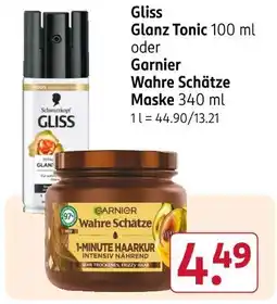 Rossmann Gliss glanz tonic Angebot