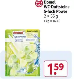 Rossmann Domol wc-duftsteine 5-fach power Angebot