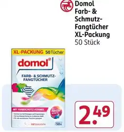 Rossmann Domol farb- & schmutz-fangtücher xl-packung Angebot