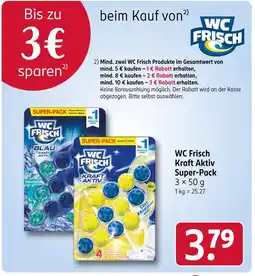 Rossmann Wc frisch kraft aktiv super-pack blau Angebot