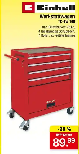 Zimmermann Einhell werkstattwagen tc-tw 100 Angebot