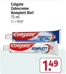 Rossmann Colgate zahncreme komplett 8in1 Angebot