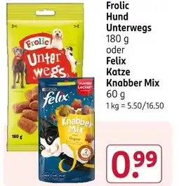 Rossmann Frolic hund unterwegs Angebot
