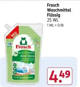 Rossmann Frosch waschmittel flüssig Angebot