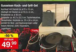 Zimmermann Gusseisen koch- und grill-set Angebot