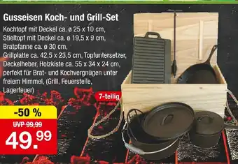 Zimmermann Gusseisen koch- und grill-set Angebot