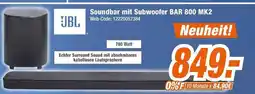 Expert Jbl soundbar mit subwoofer bar 800 mk2 Angebot