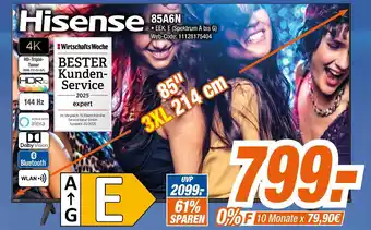 Expert Hisense 85'' 3xl fernseher Angebot
