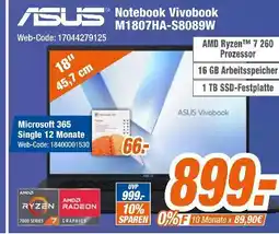 Expert Asus notebook vivobook m1807ha-s8089w Angebot