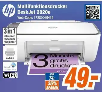 Expert Hp multifunktionsdrucker deskjet 2820e Angebot