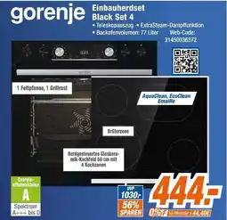 Expert Gorenje einbauherdset black set 4 Angebot