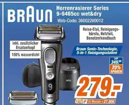 Expert Braun herrenrasierer series 9-9465cc wet&dry Angebot