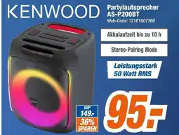 Expert Kenwood partylautsprecher as-p200bt Angebot