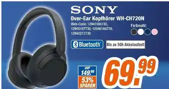 Expert Sony over-ear kopfhörer wh-ch720n Angebot