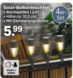 Rossmann Solar-balkonleuchten Angebot